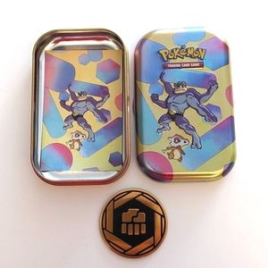 Empty Pokemon 151 Machamp Cubone Mini Tin